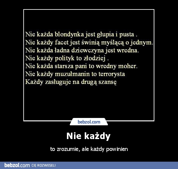 Nie każdy 
