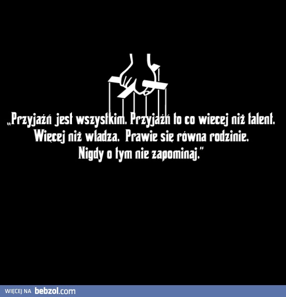 Przyjaźń jest wszystkim