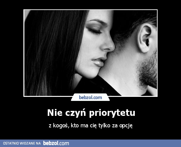 Nie czyń priorytetu