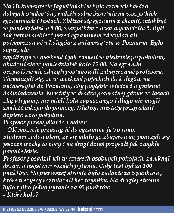 Genialny profesor z UJ