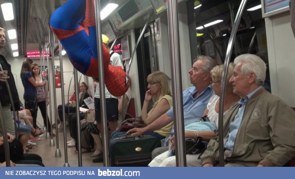 Spiderman w warszawie