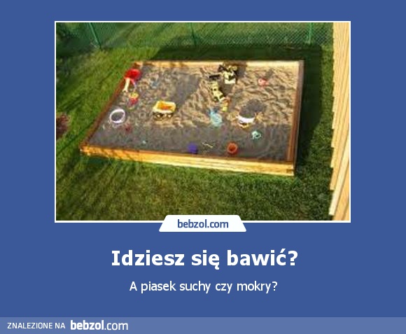 Idziesz się bawić?