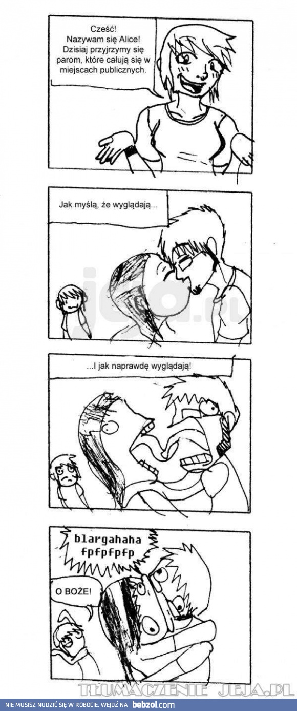 Całowanie w miejscu publicznym