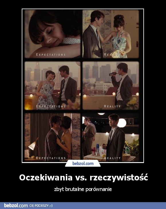 Oczekiwania vs. rzeczywistość