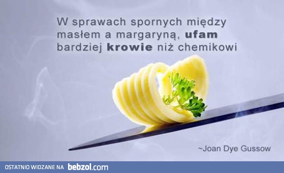 Masło vs Margaryna