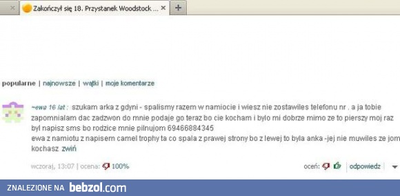 Pamiątka z Woodstocku