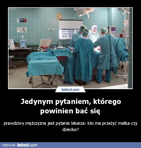 Jedynym pytaniem, którego powinien bać się 