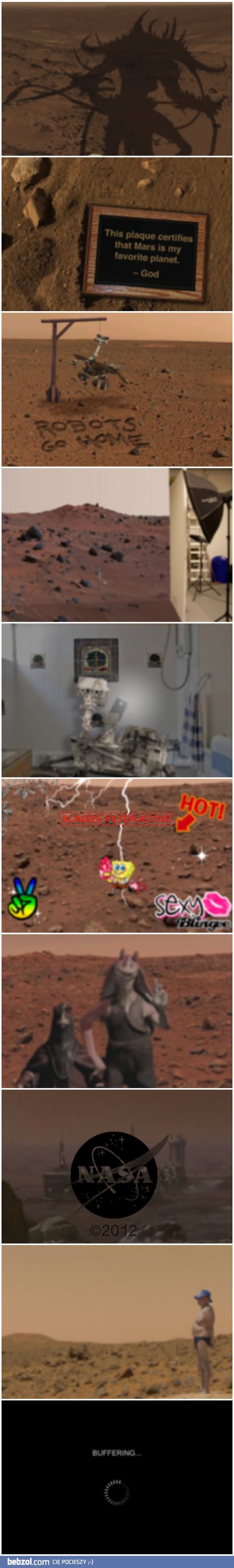 Najgorsze zdjęcia, jakie można było zrobić na Marsie