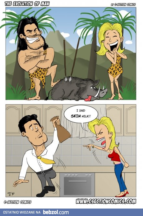 Ewolucja mężczyzn - coś poszło źle