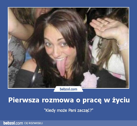 Pierwsza rozmowa o pracę w życiu