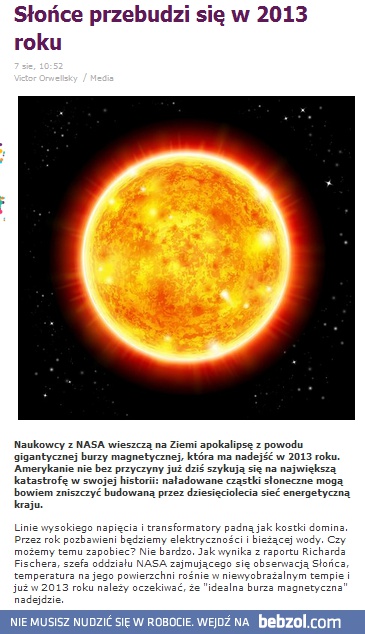 Nadchodzi katastrofa