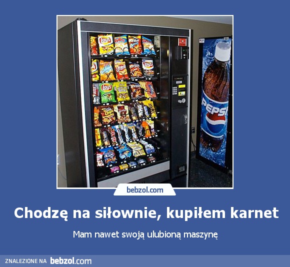 Chodzę na siłownie, kupiłem karnet