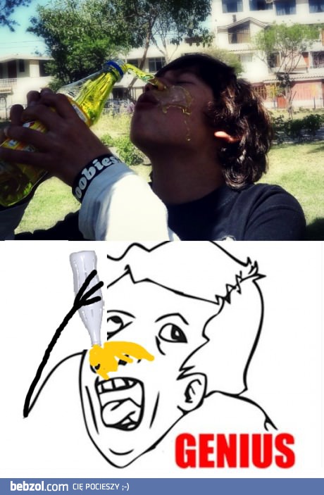 Picie ustami jest już niemodne