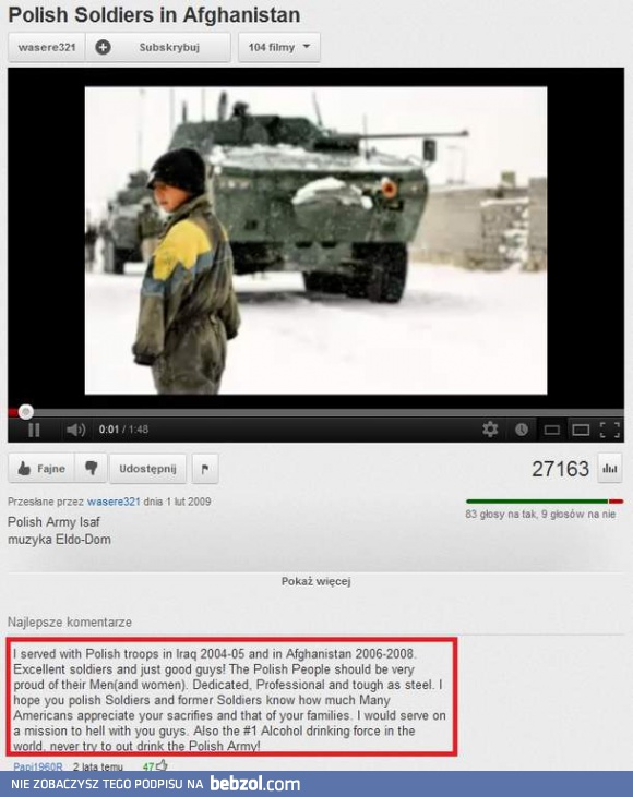 Amerykanin o polskich żołnierzach 
