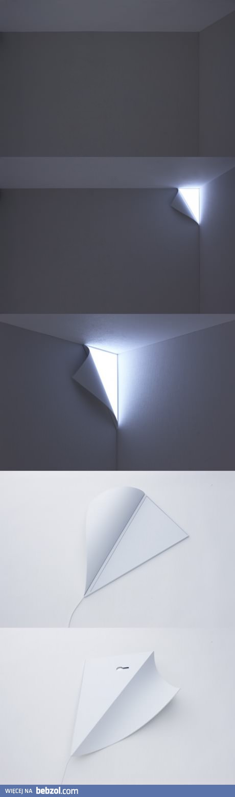 Lampa - oderwana ściana