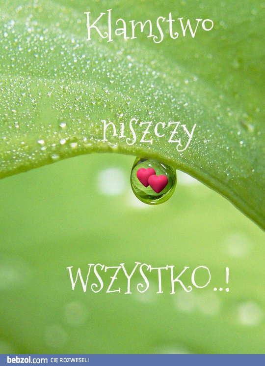 To właśnie...