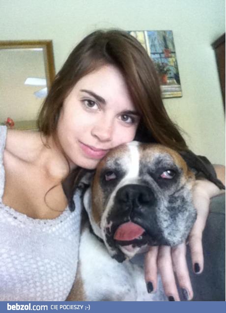 Miało być słodkie zdjęcie z psem