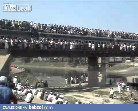 Train party in Bangladesh