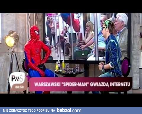 Spiderman w pytaniu na śniadanie