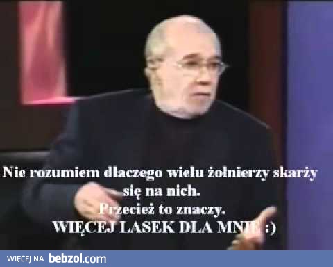 George Carlin o gejach w wojsku