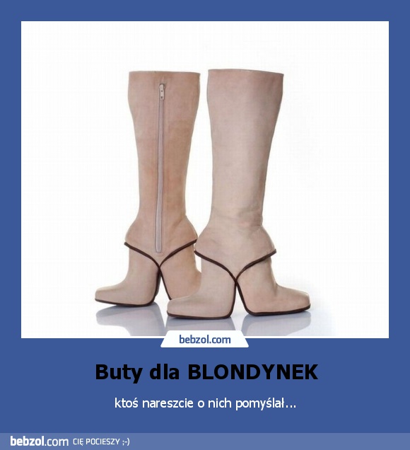 Buty dla BLONDYNEK