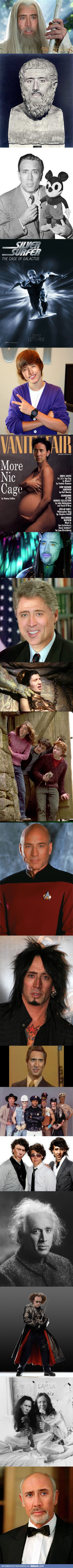 Nicolas Cage może być każdym!