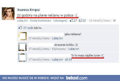 Dżoana nie ma lekko