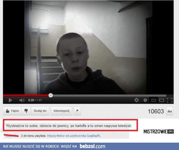 Omen nagrywa teledysk