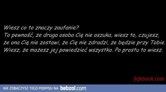 zaufanie