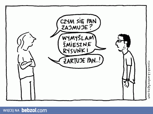 Wymyślam śmieszne rysunki