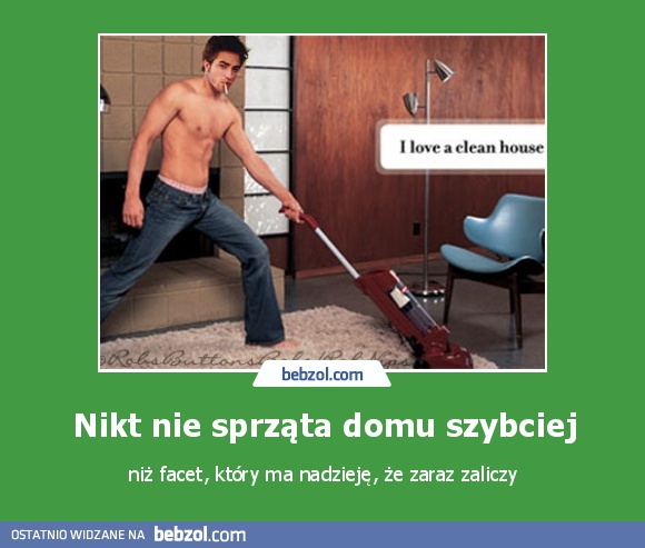 Nikt nie sprząta domu szybciej