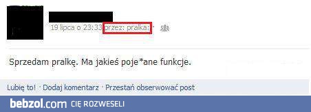 Sprzedam pralkę!