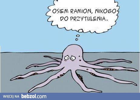 Osiem ramion, nikogo do przytulenia