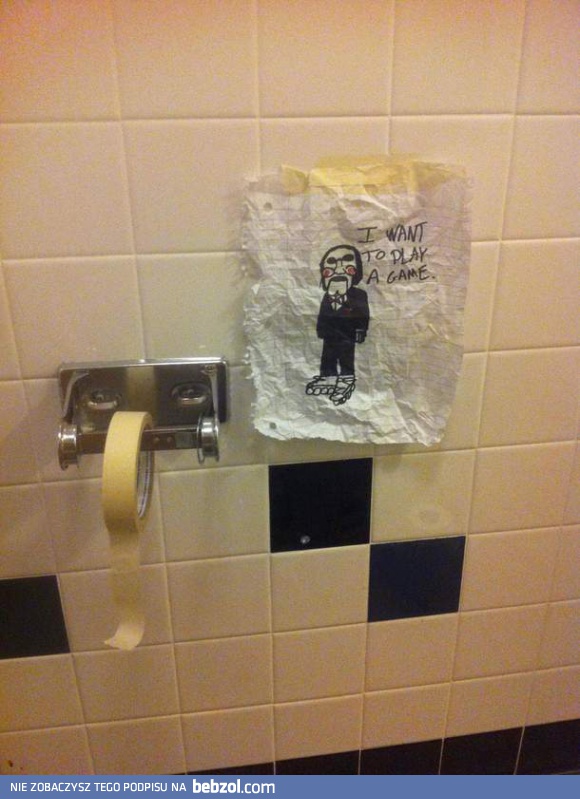 Sadystyczna gra w toalecie