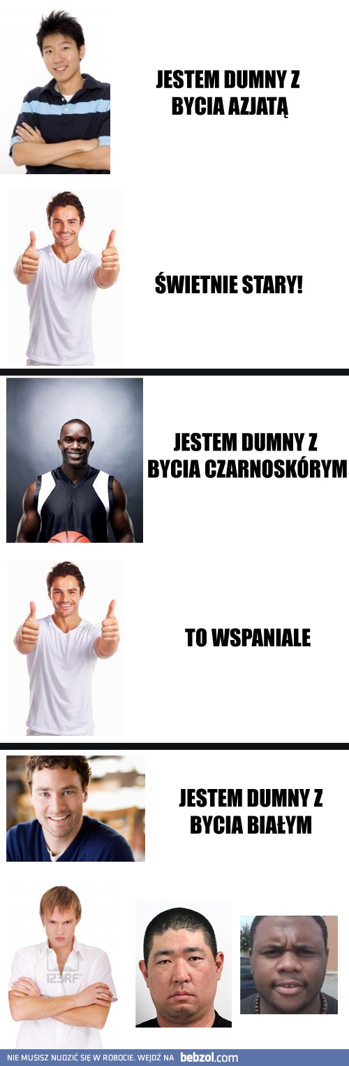 Trudno jest być białym