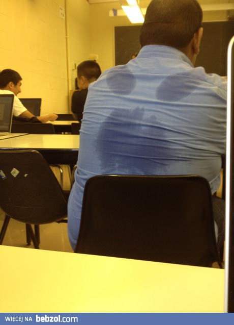 Jego plecy się wkurzyły