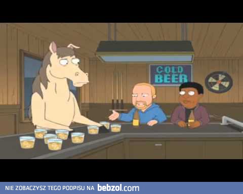 Rasistowski koń w barze