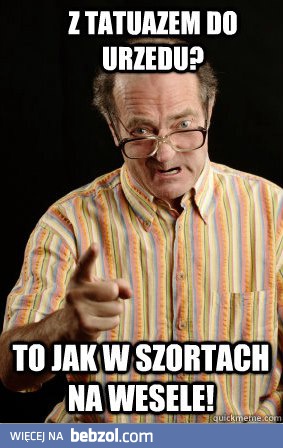 Tolerancja jak bum cyk cyk