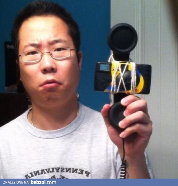 Fotka telefonem w lustrze