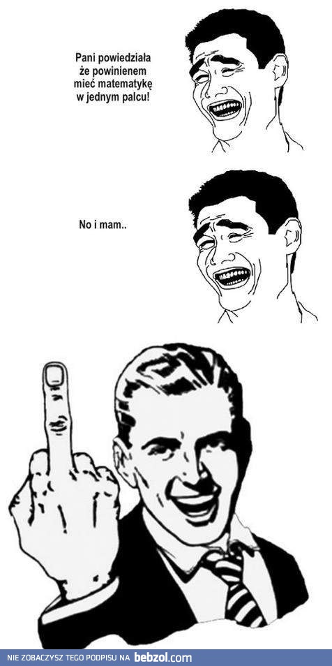 Matma w jednym palcu