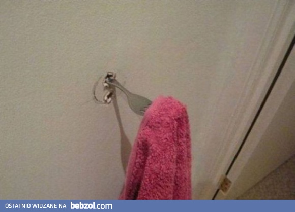 Pomysłowy wieszaczek