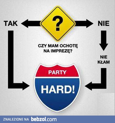 Czy mam ochotę na imprezę?