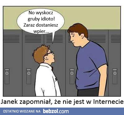 Janek się zapomniał