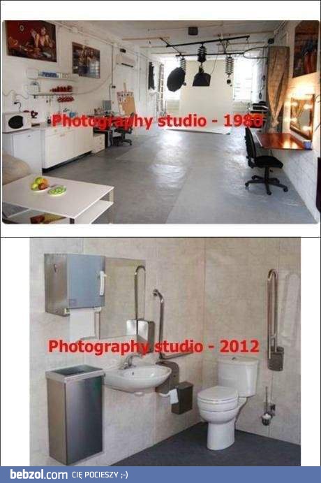 Studio fotograficzne dawniej i dziś