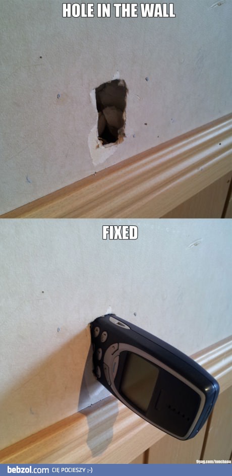 Jak naprawić dziurę w ścianie