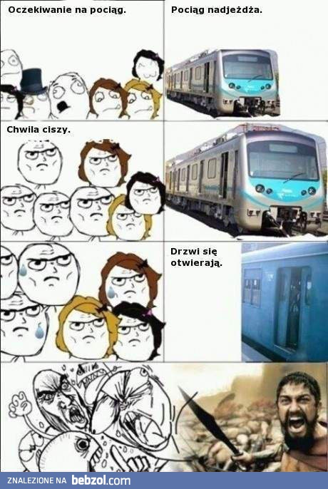 Kiedy nadjeżdża pociąg