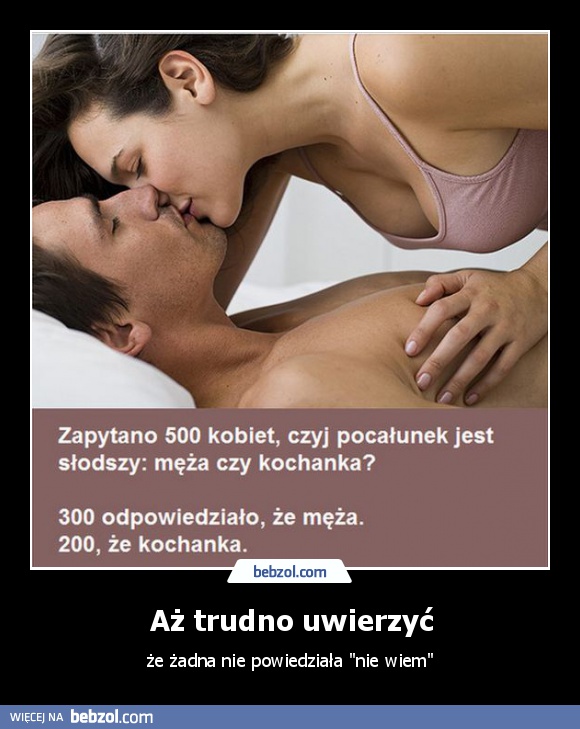 Aż trudno uwierzyć