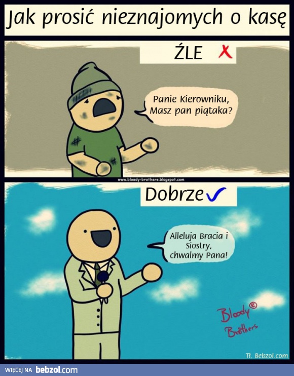 Jak prosić ludzi o pieniądze