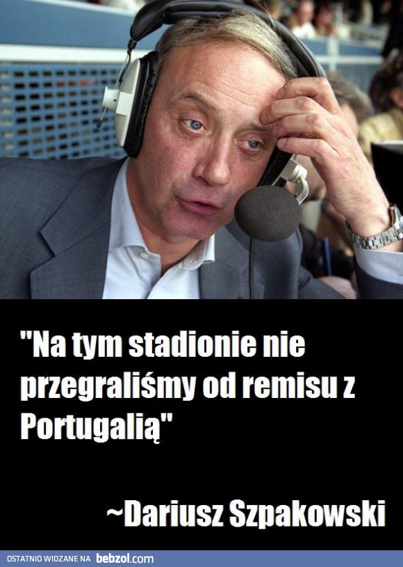 Dariusz Szpakowski i genialny komentarz o stadionie