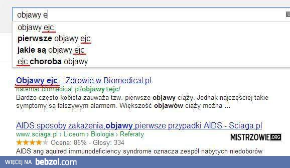 Chyba masz ejc